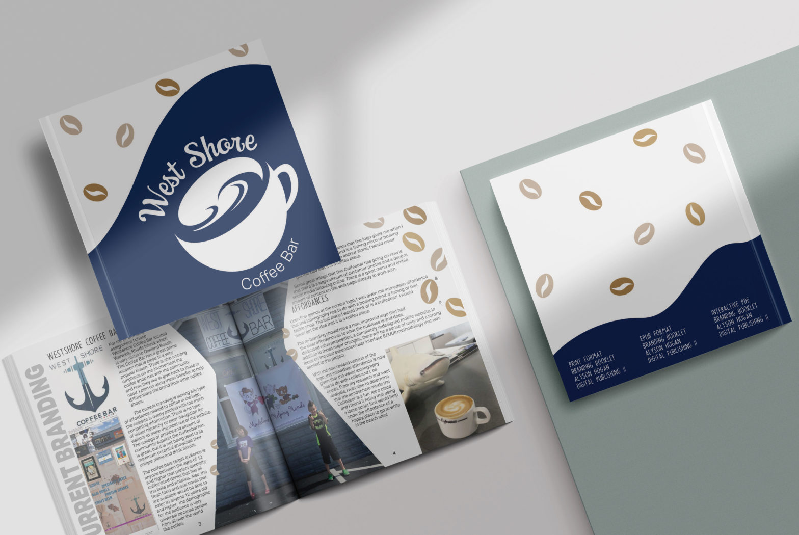 Westshore Coffee Bar - UX/UI Booklet 1 Alyson Marie Designs Case Study- Westshore Coffeebar