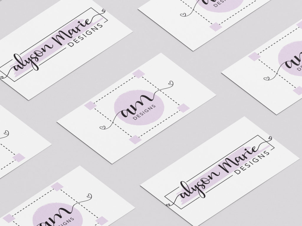 Alyson Marie Designs- Business Card & Logo- Graphic Design