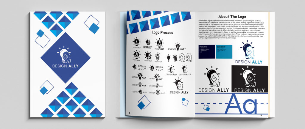 Alyson Marie Designs- DesignAlly Branding Booklet- Graphic Design