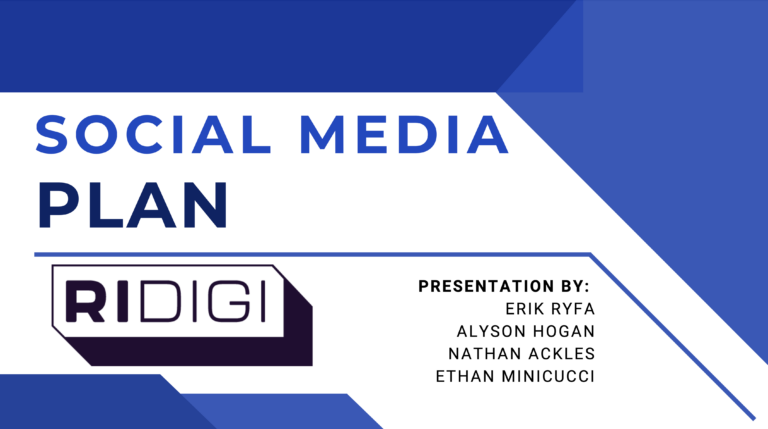 RIDigi Social Media Plan